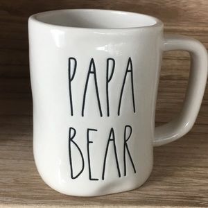 Rae Dunn PAPA BEAR Mug LL New